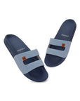 dynamic view of soft footbed with visible arch support and cushioned heel.