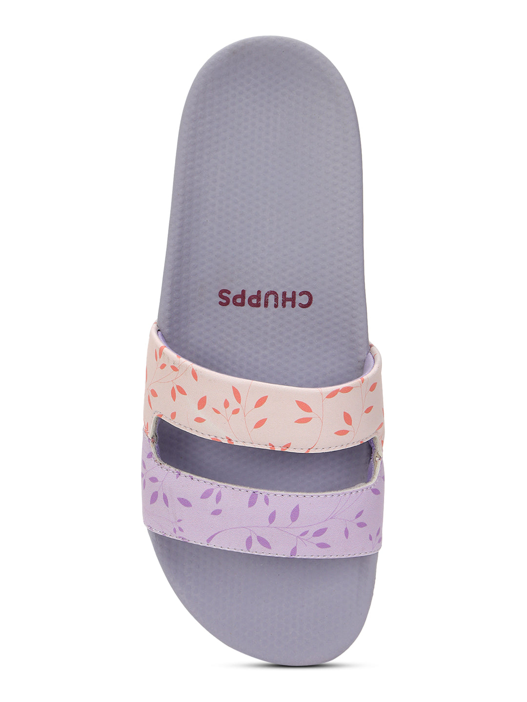 Nubi Purple Grey Sliders-Women