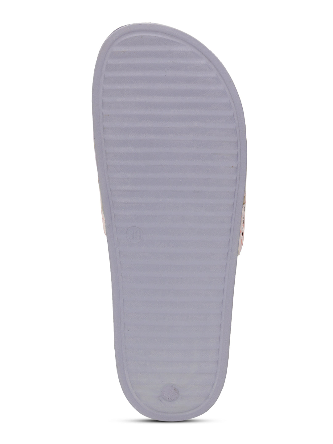 Nubi Purple Grey Sliders-Women
