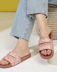 Mimo - Peach Floral Slider for her