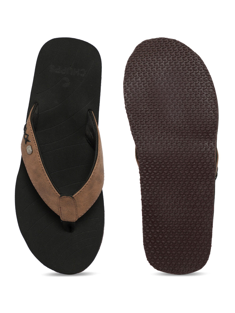 Close-up of anti-skid outsole with dotted grip pattern.