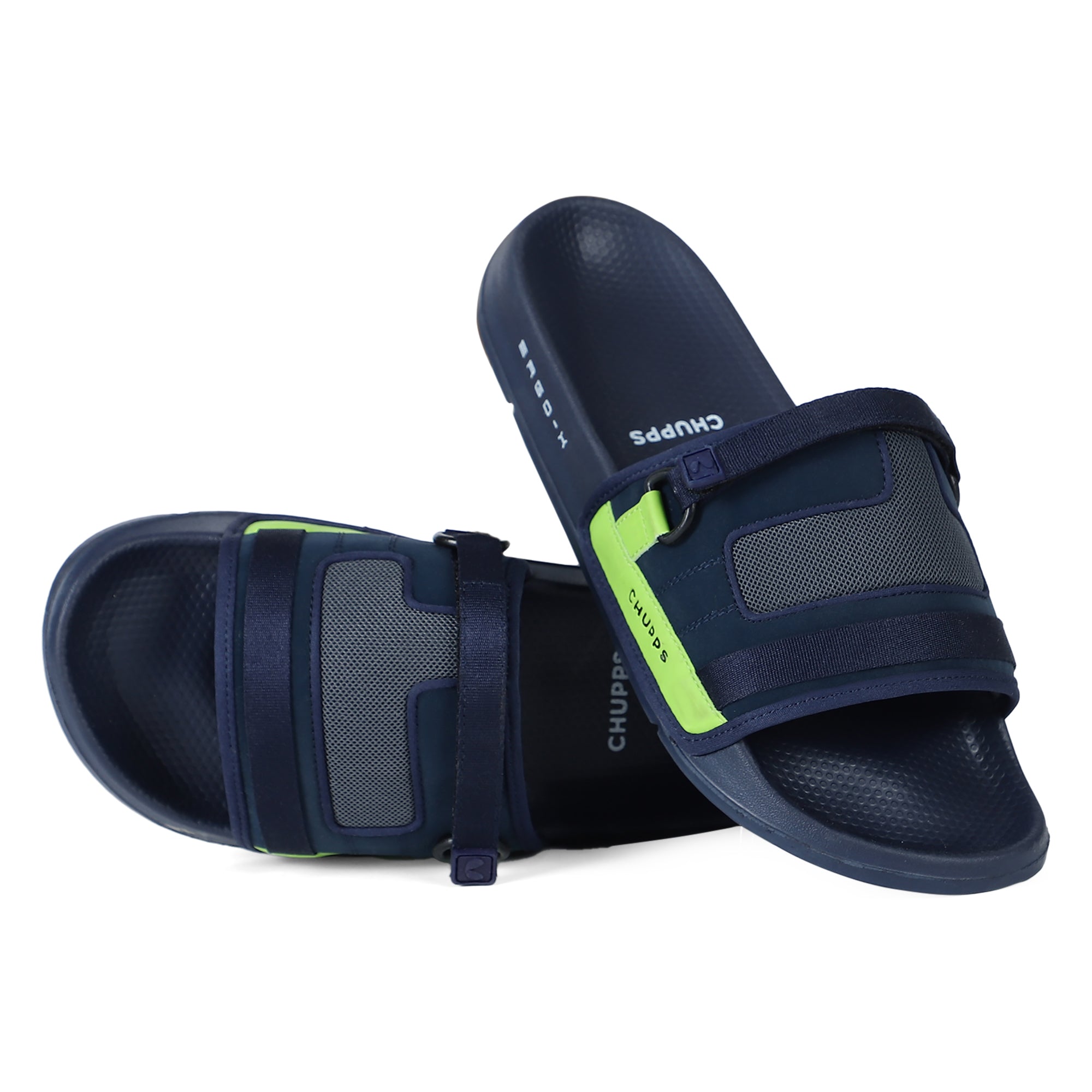 Rebel Navy Neon Sliders