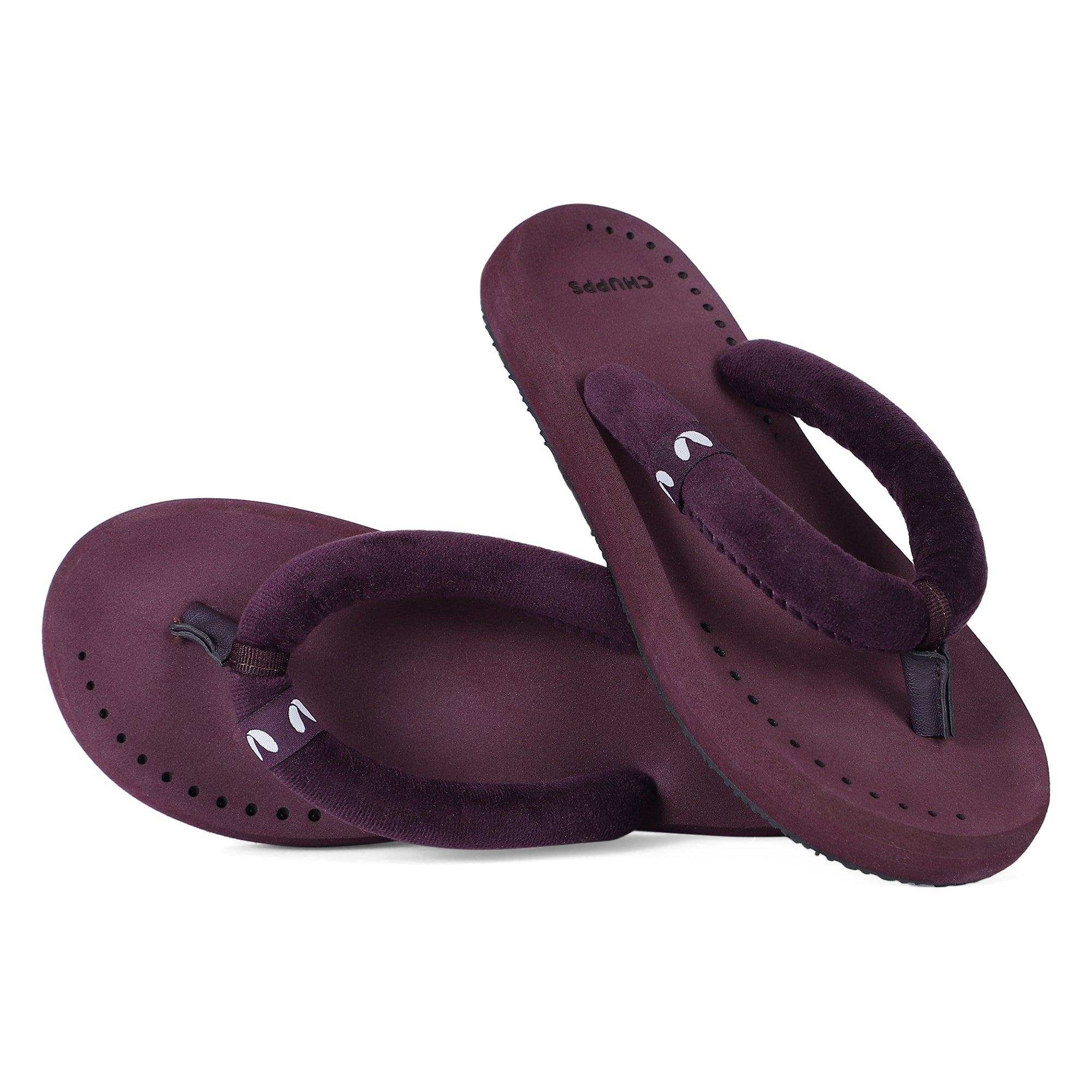 Plush Purple V-Straps