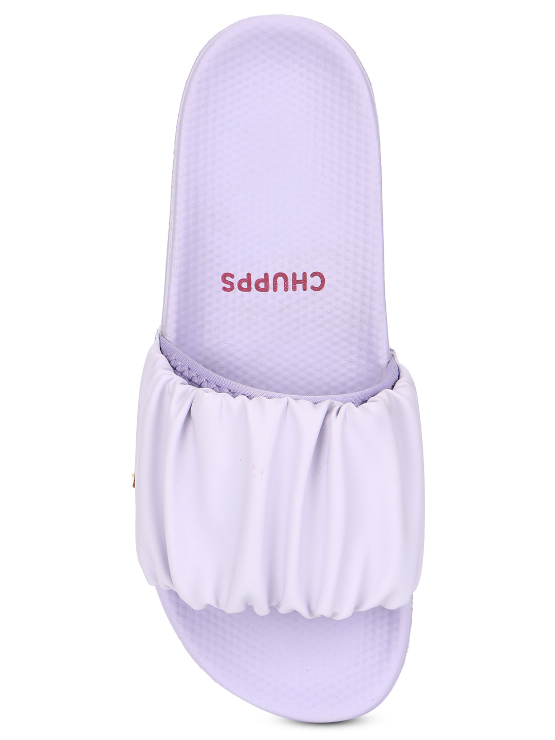 Lavender colour slider on a white background