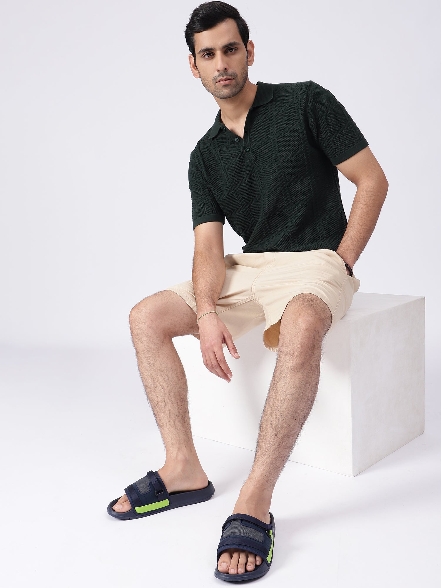 Rebel Navy Neon Sliders