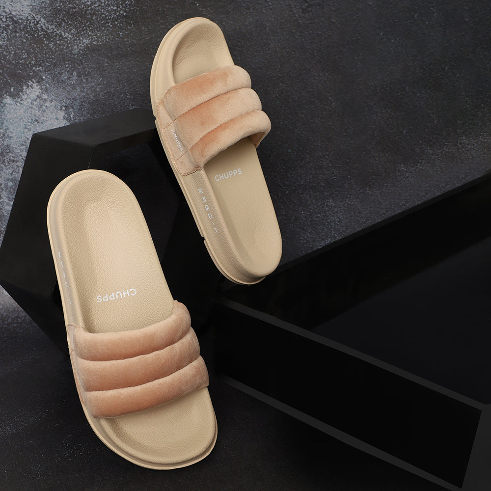 Cloud Cozy Beige Sliders