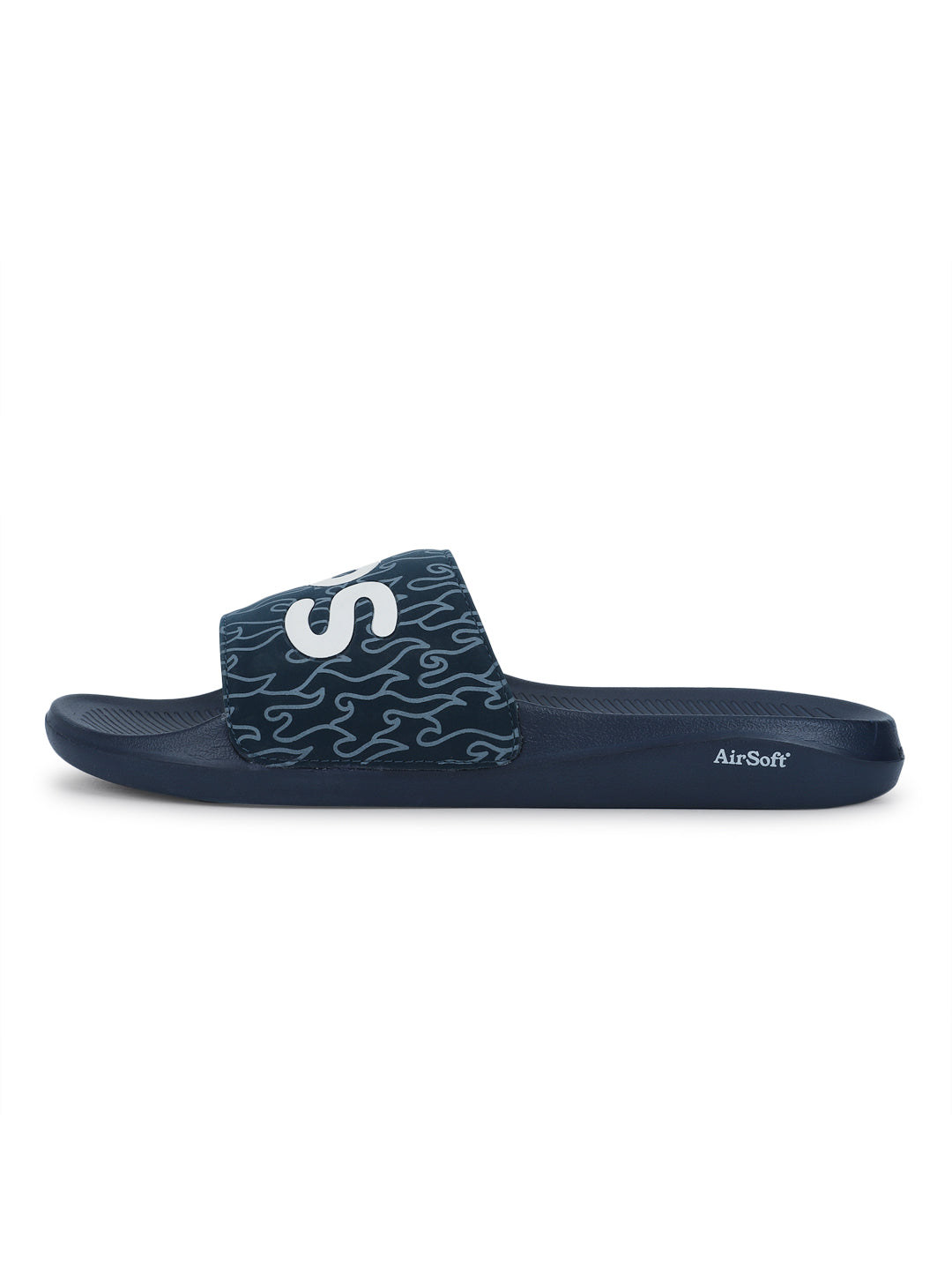 Flame Navy Sliders