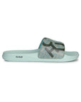 Tumble Sea Green Sliders- Men