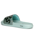 Tumble Sea Green Sliders- Men