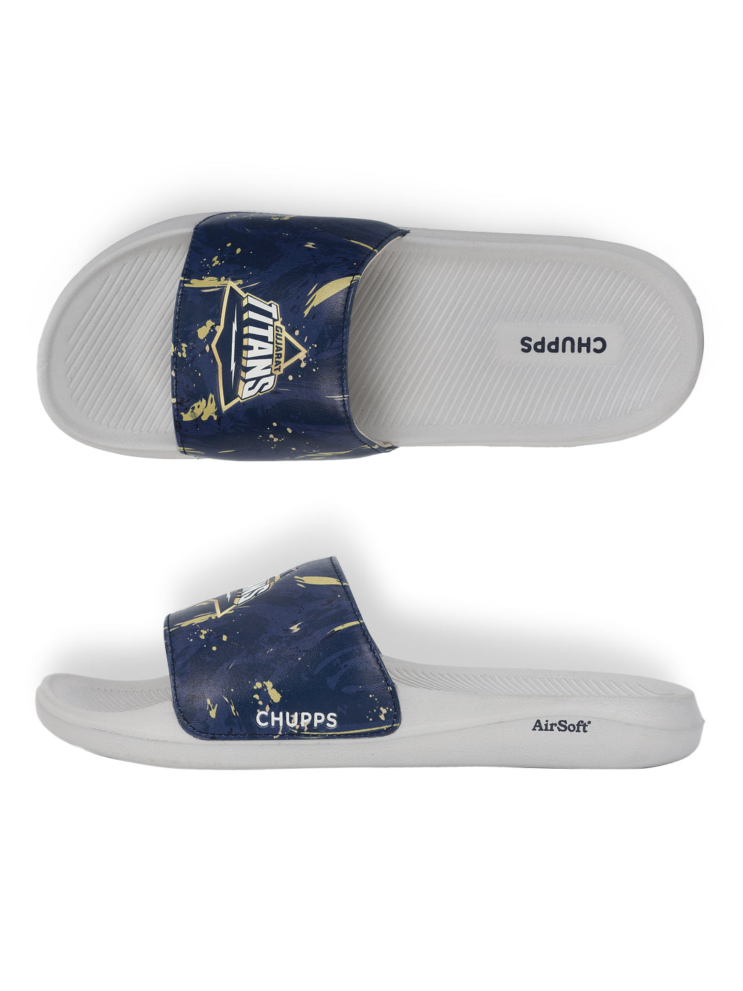 Chupps X Gujarat Titans Hero Navy Sliders