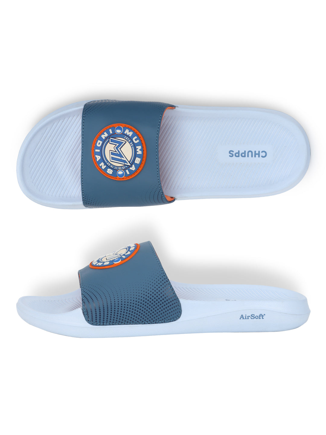 Chupps X Mumbai Indians True Navy Blue Sliders