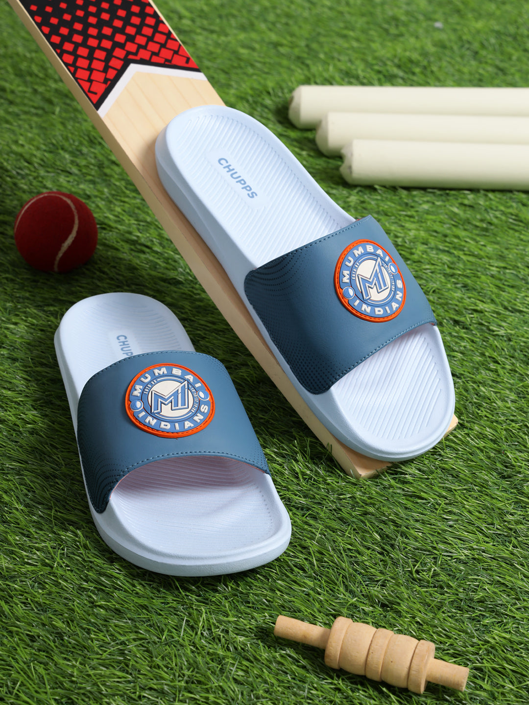 Chupps X Mumbai Indians True Navy Blue Sliders