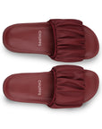 Top view of Ruffel slider highlighting ERGO Pro cushioned sole.