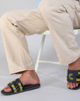 Phantom Black Navy Sliders