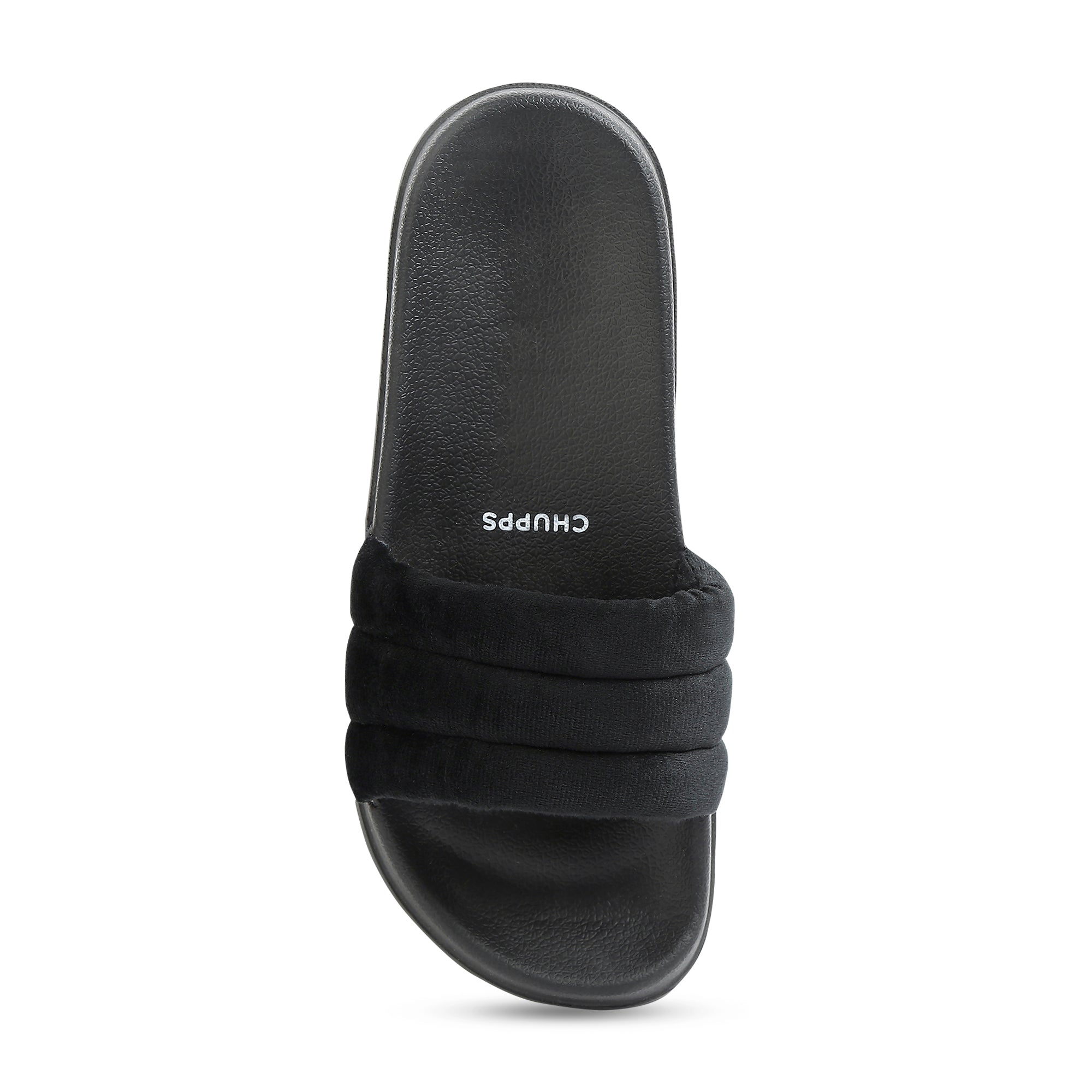 Cloud Cozy Black Sliders