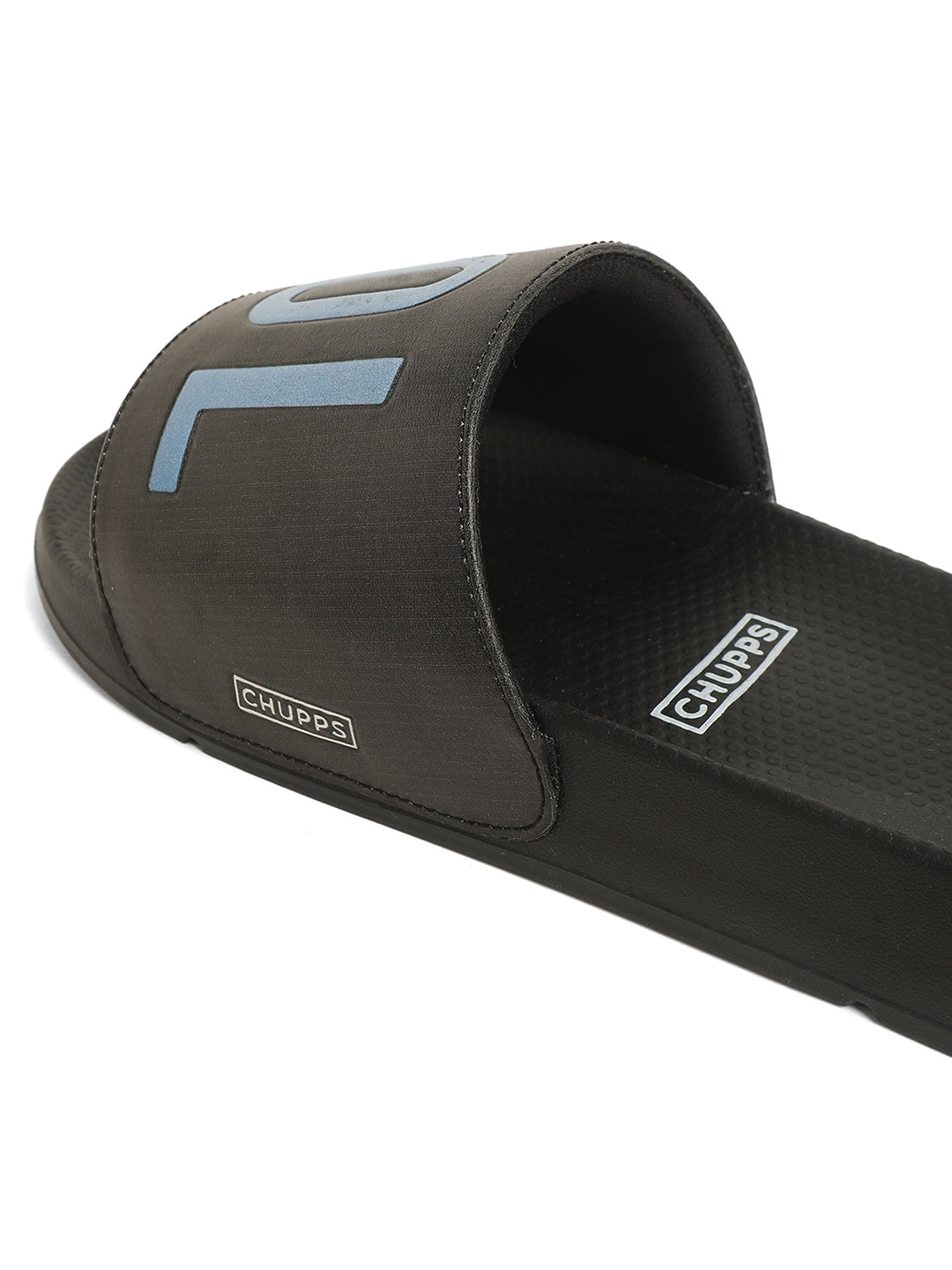 Cool Vibes Black &amp; Ombre Blue Sliders
