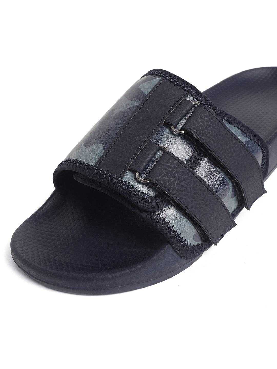 Camo Secure-Fit Navy Blue Camo Sliders