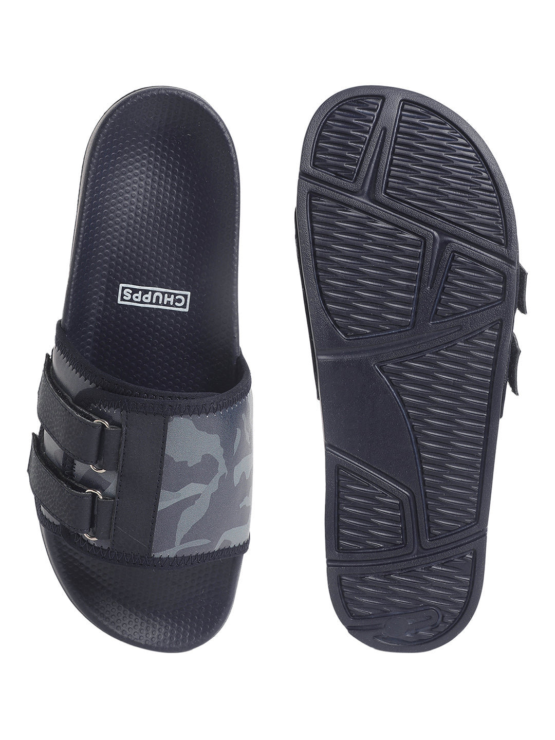 Camo Secure-Fit Navy Blue Camo Sliders